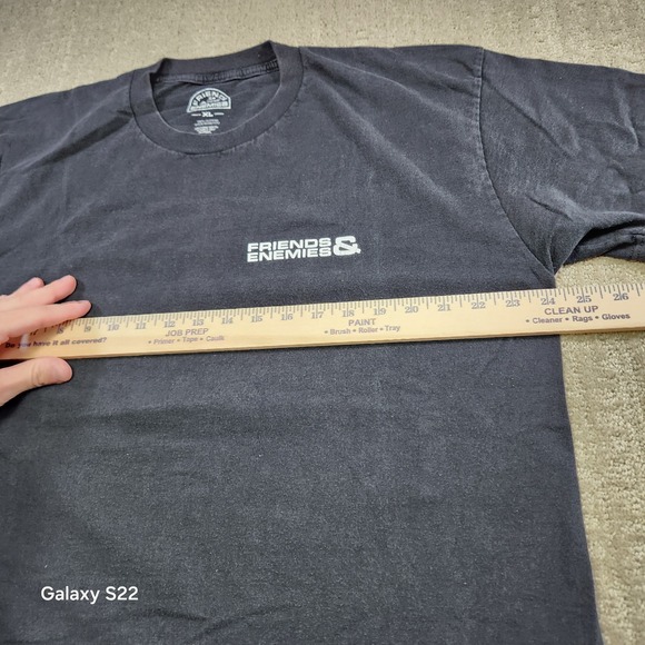 Anime Shirt Men XL Friends And Enemies Japanese Y2K Faded Cartoon - Picture 5 of 9